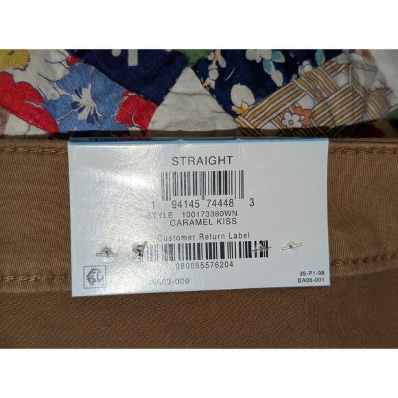 NWT Style & Co Carmel Straight Leg Cotton Blend Pant Womens' Size 20W - Picture 5 of 10